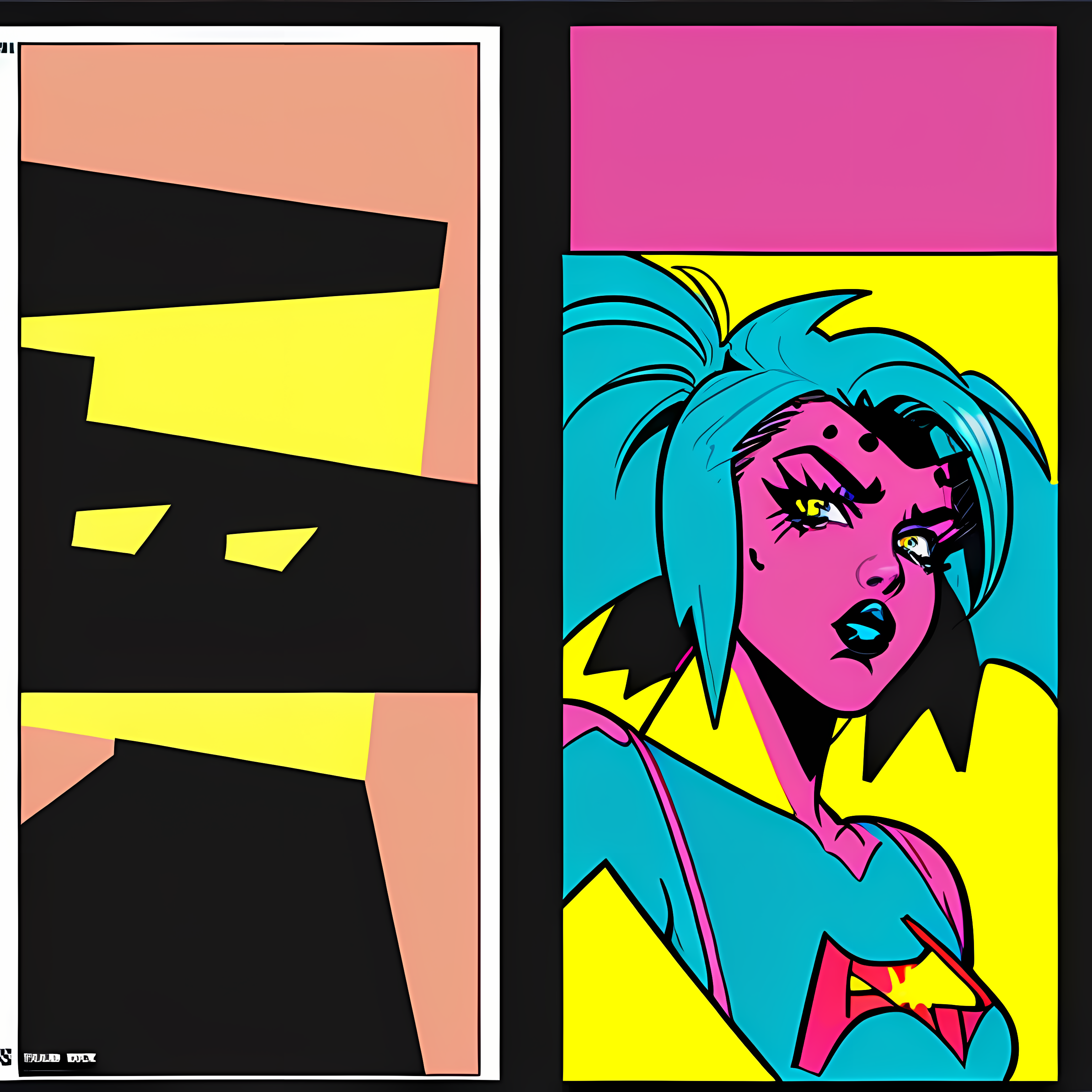 90s Grunge Nostalgic Punk Zine Vol. 002 Vinyl Sticker Sheet Mockup