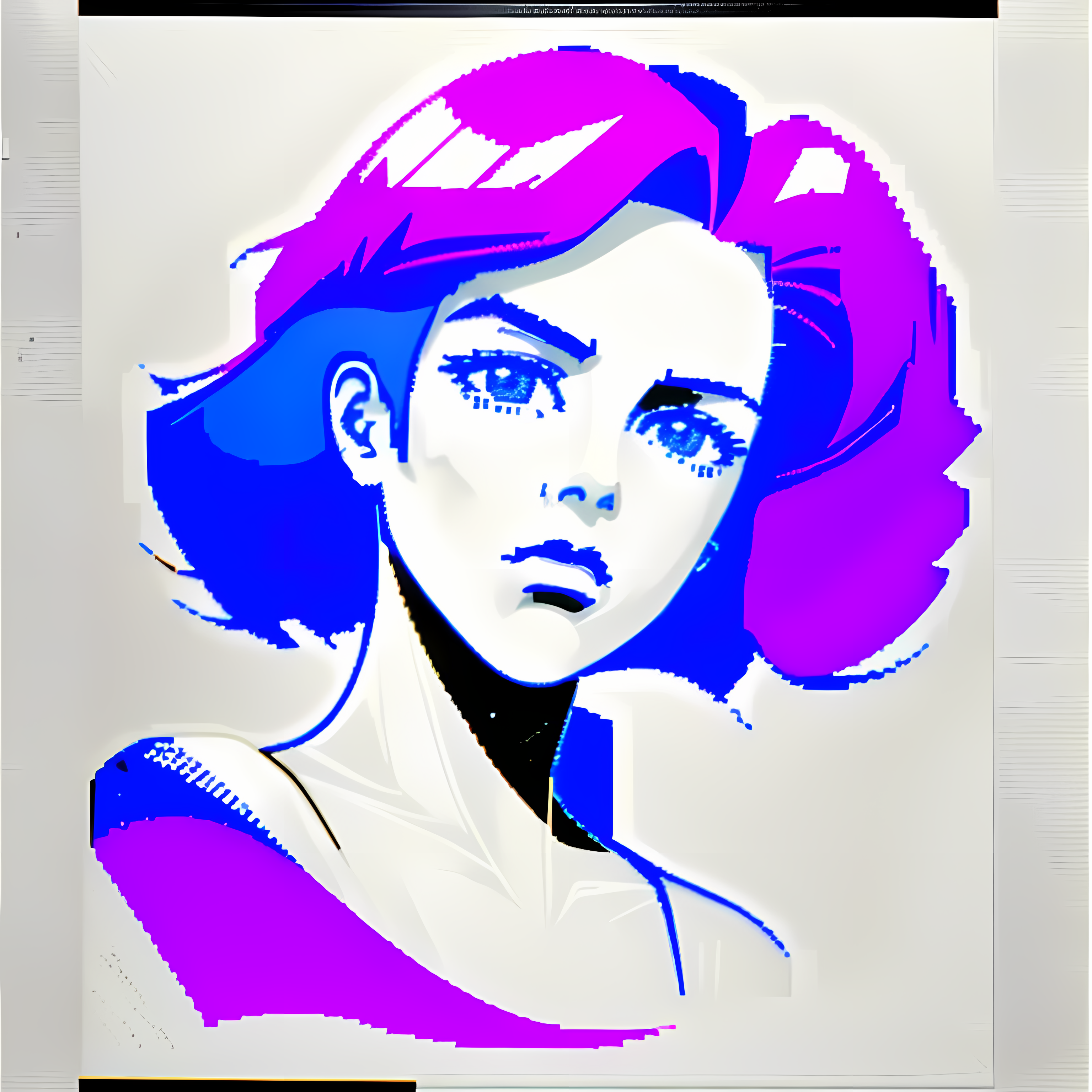Retro Tech Glitch Vaporwave Vol. 009 Vinyl Sticker Sheet Mockup