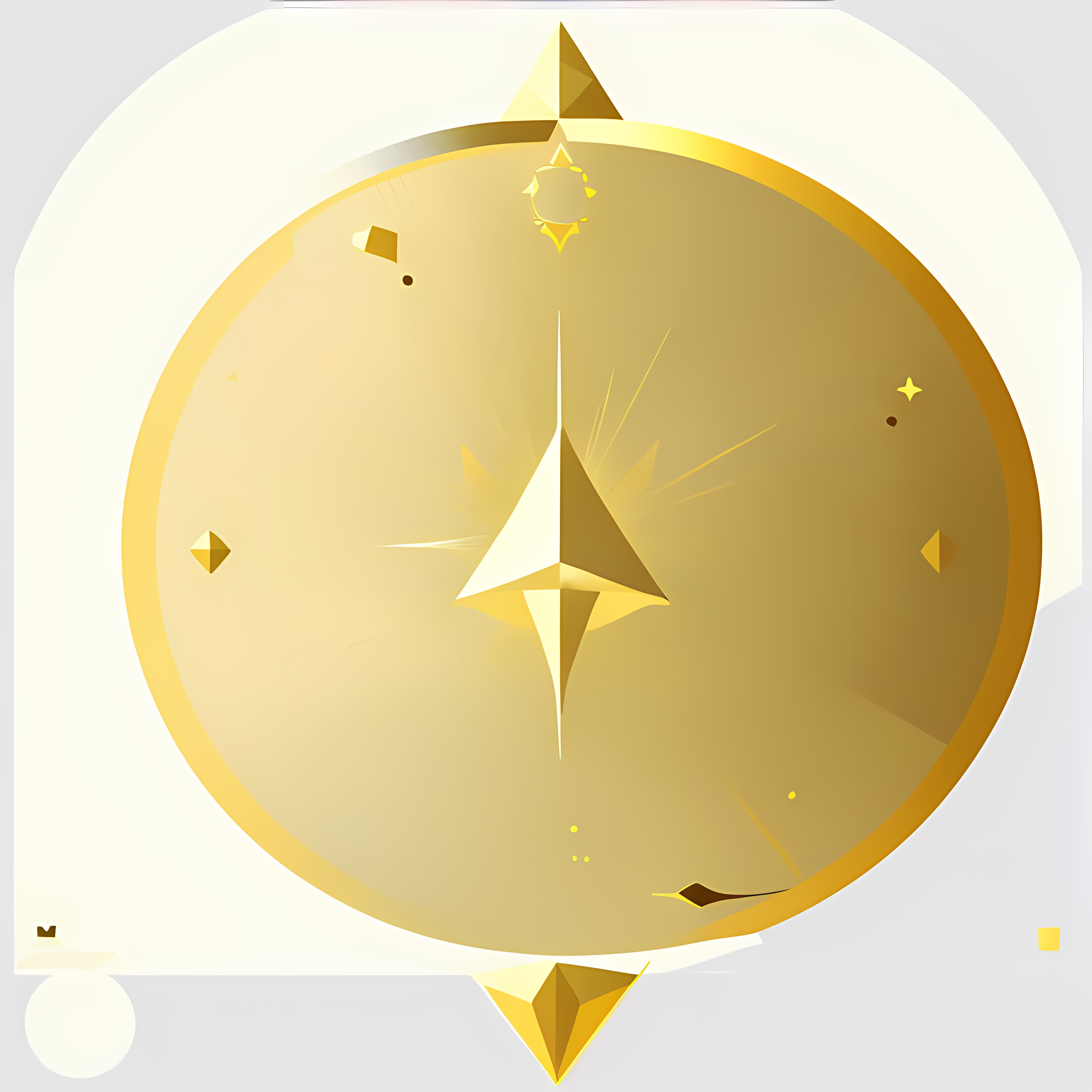 Mystical Tarot Celestial Gold Vol. 024 Vinyl Sticker Sheet Mockup