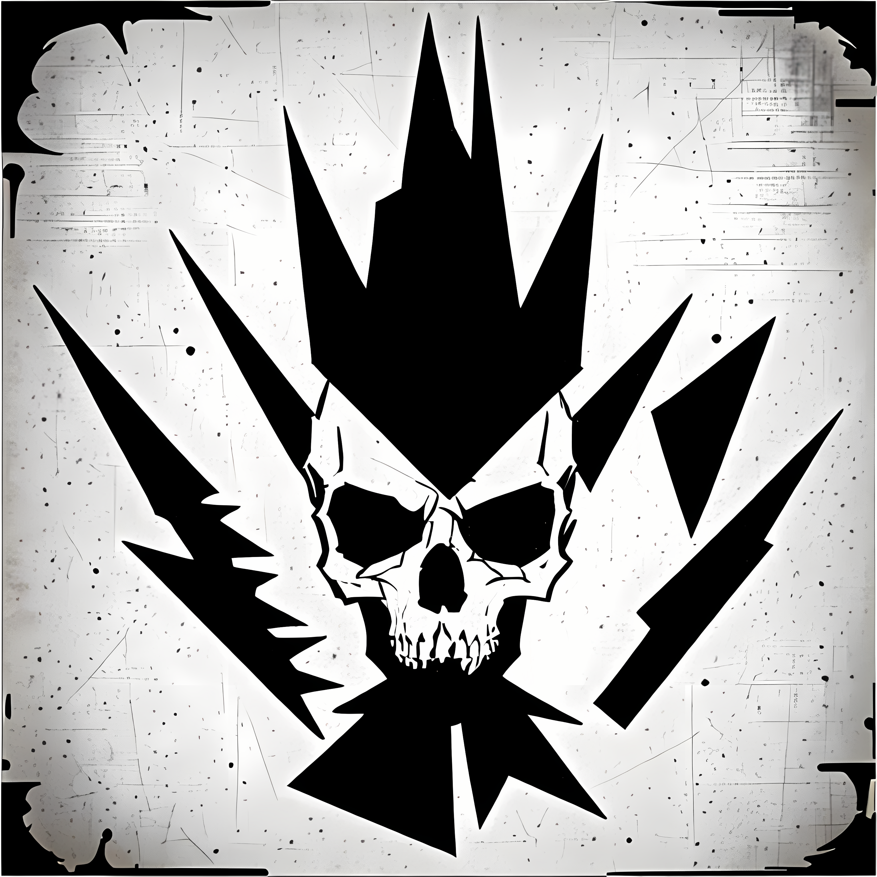 Western Gothic Outlaw Skulls Vol. 032 Vinyl Sticker Sheet Mockup