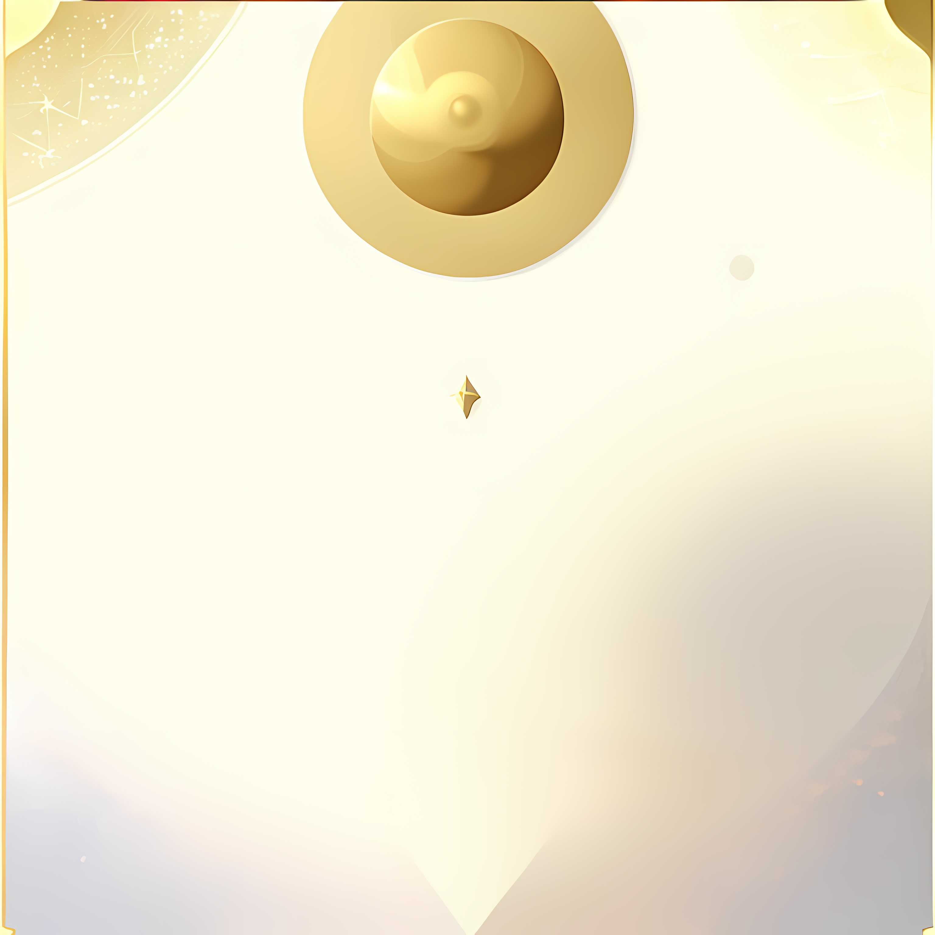 Mystical Tarot Celestial Gold Vol. 033 Vinyl Sticker Sheet Mockup