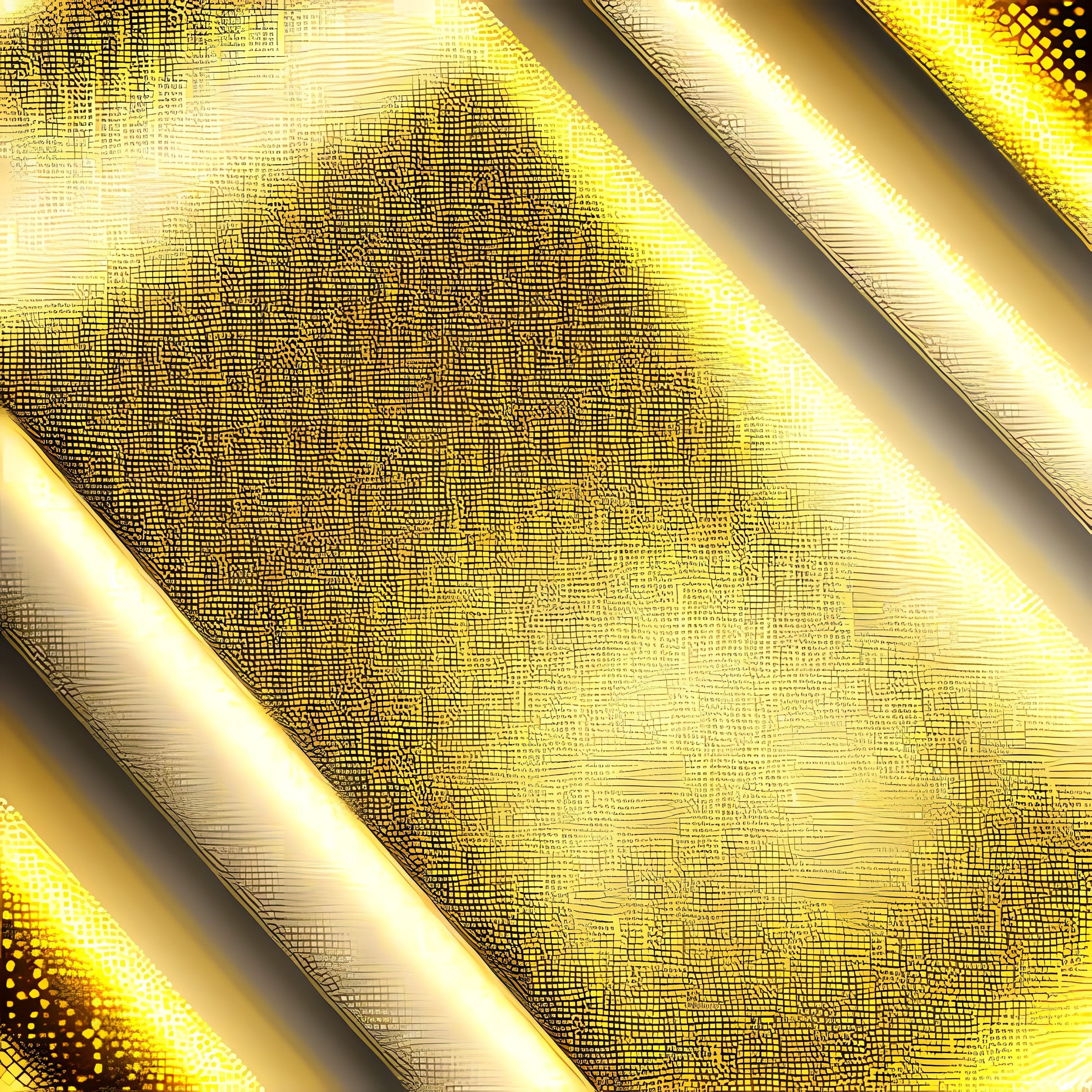 Gold Glamour Maximalist Metallics Vol. 035 Vinyl Sticker Sheet Mockup
