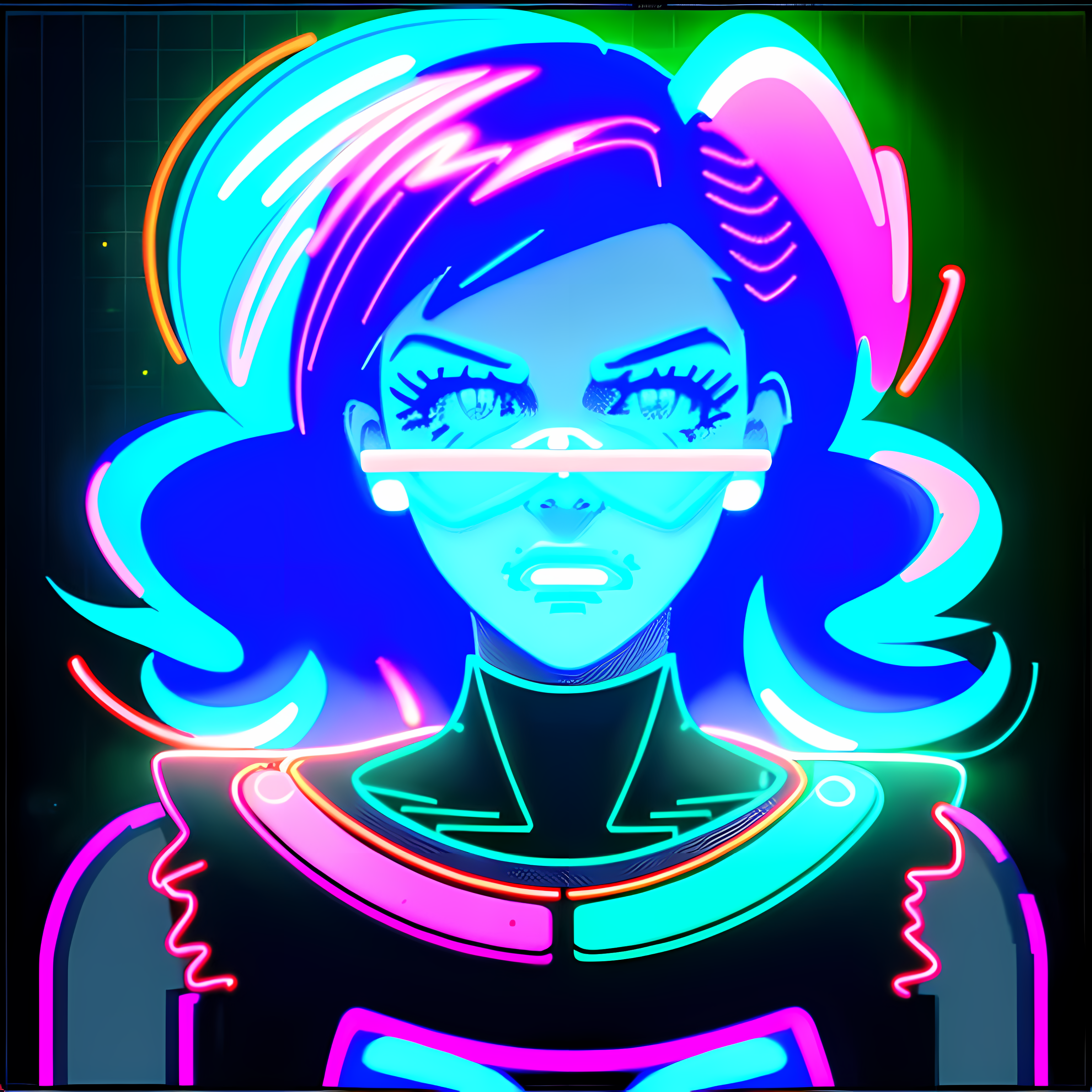 Retro Tech Glitch Vaporwave Vol. 051 Vinyl Sticker Sheet Mockup