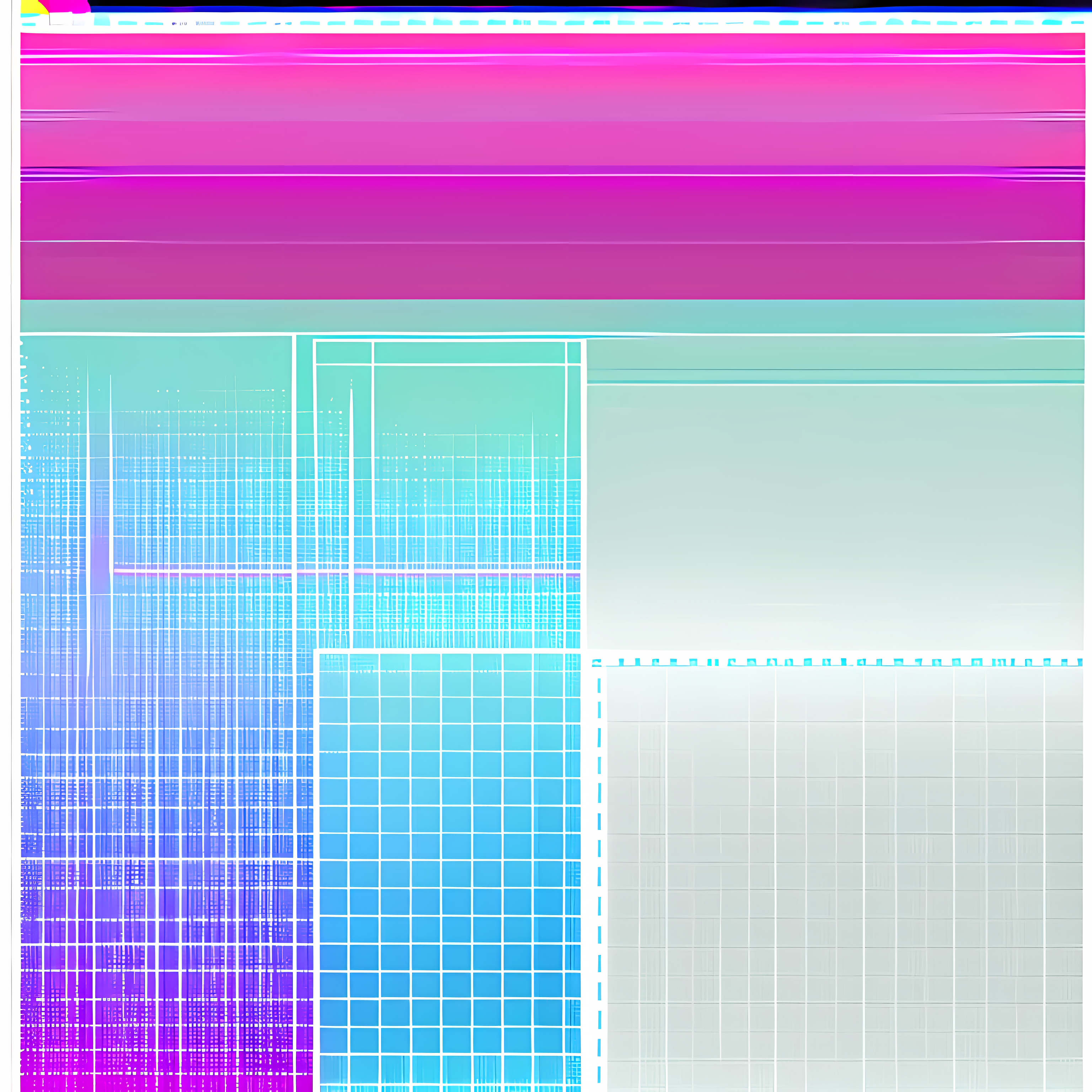 Retro Tech Glitch Vaporwave Vol. 055 Vinyl Sticker Sheet Mockup