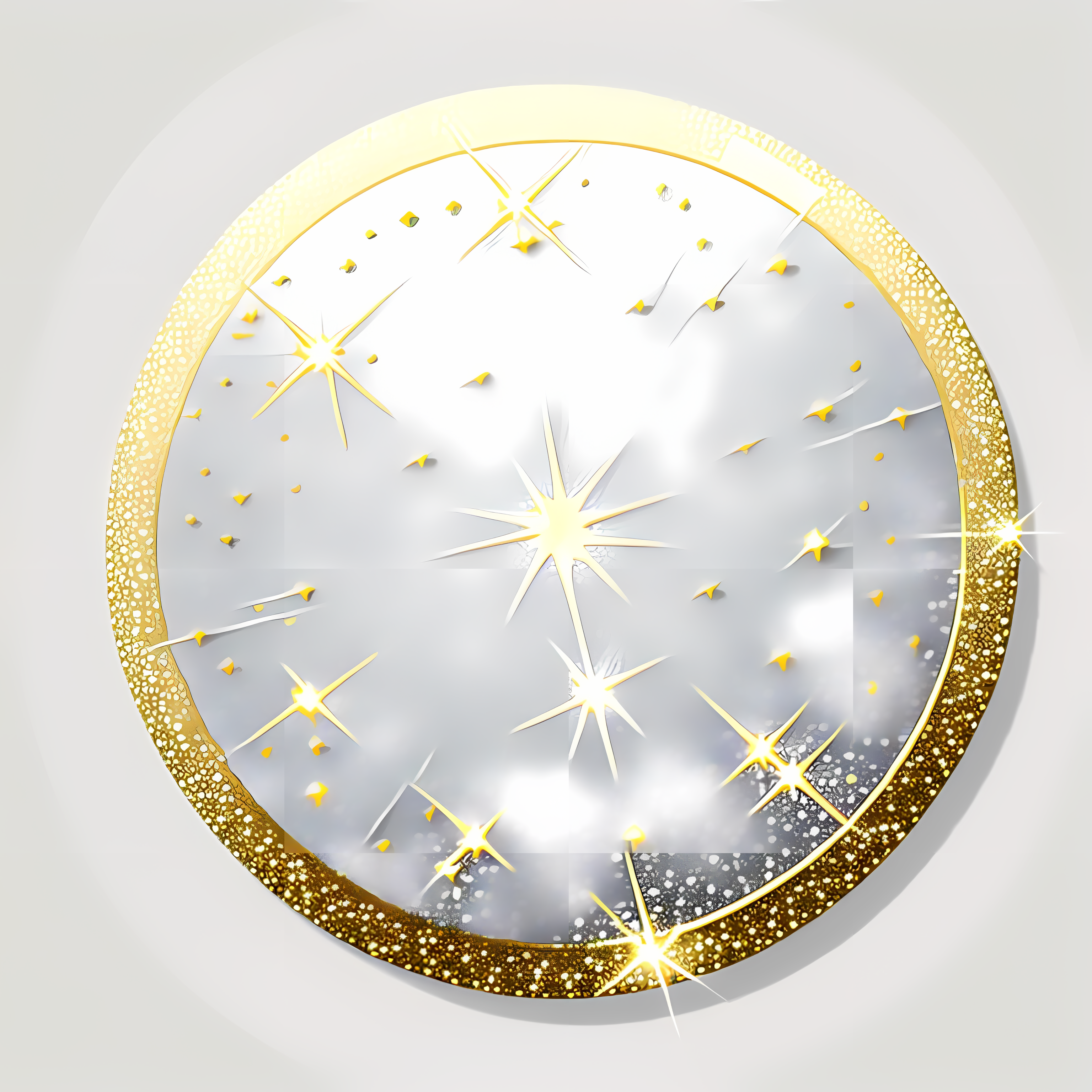 Gold Glamour Maximalist Metallics Vol. 082 Vinyl Sticker Sheet Mockup