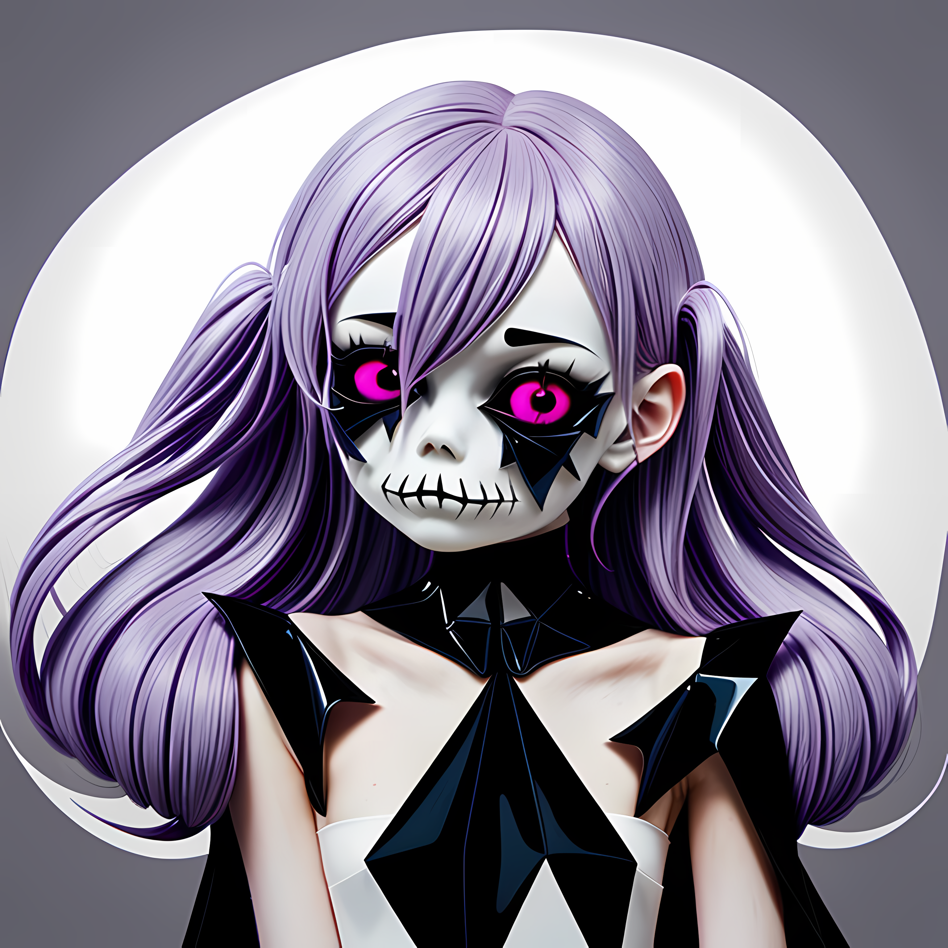 Creepy Cute Pastel Goth Halloween Vol. 083 Vinyl Sticker Sheet Mockup