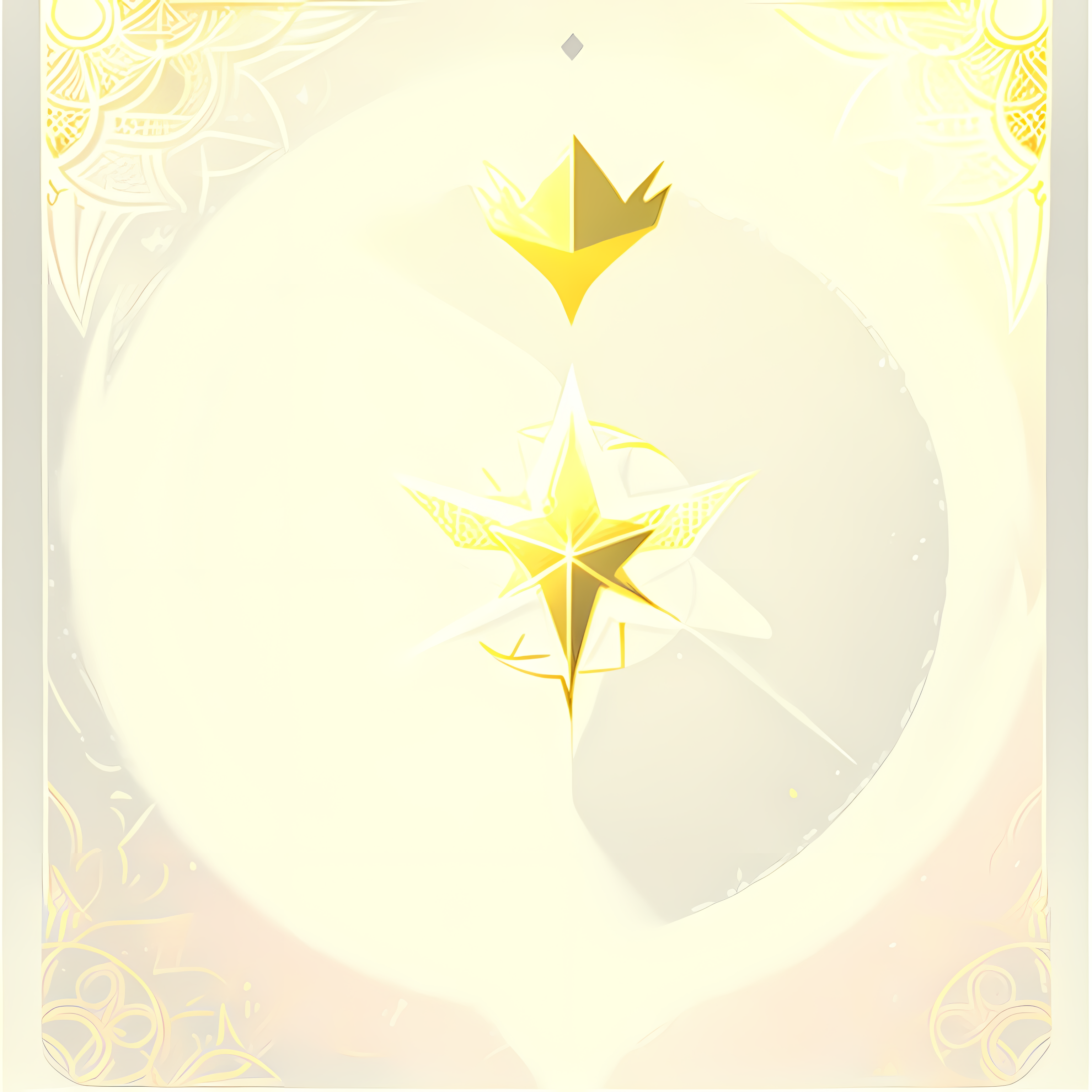 Mystical Tarot Celestial Gold Vol. 088 Vinyl Sticker Sheet Mockup