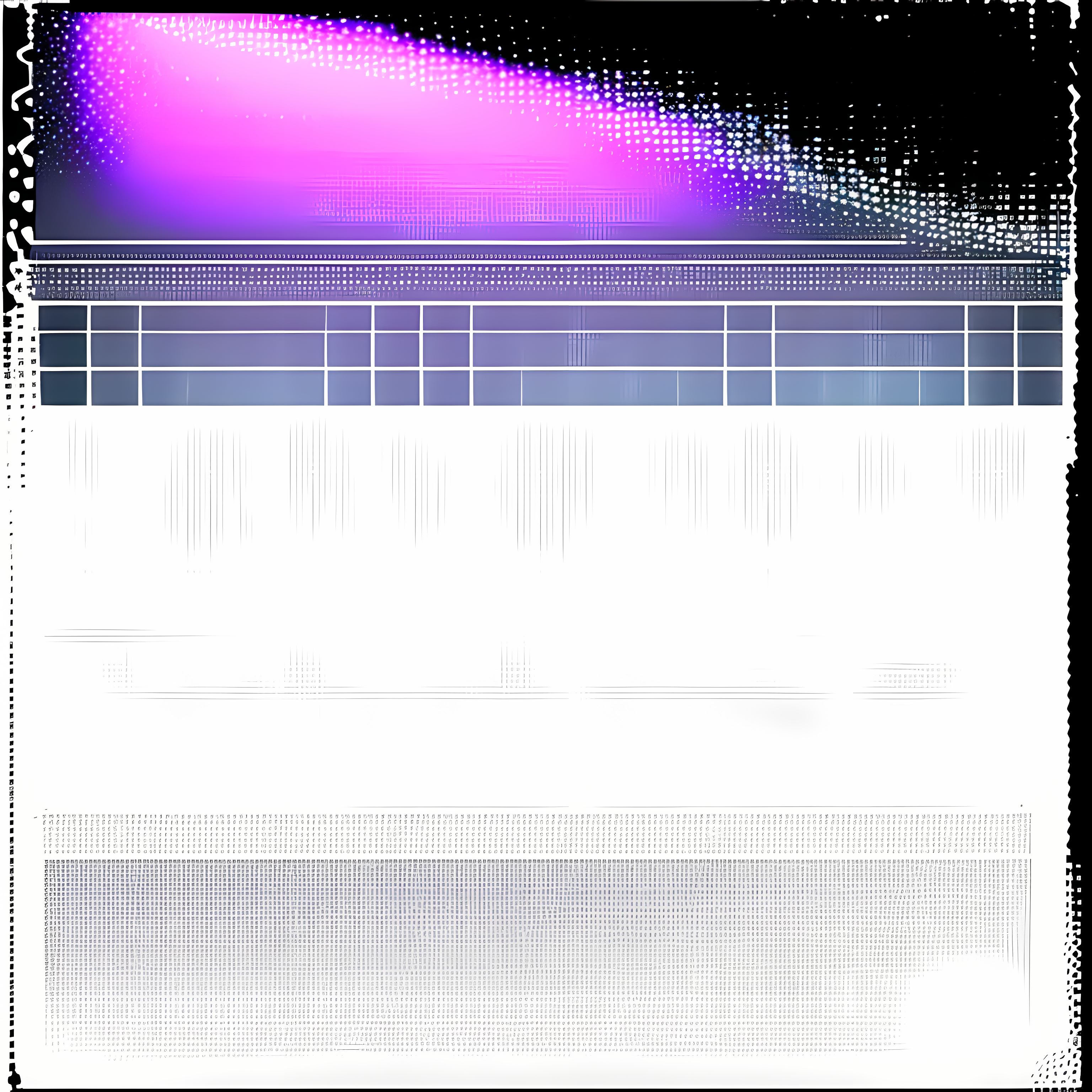 Retro Tech Glitch Vaporwave Vol. 097 Vinyl Sticker Sheet Mockup