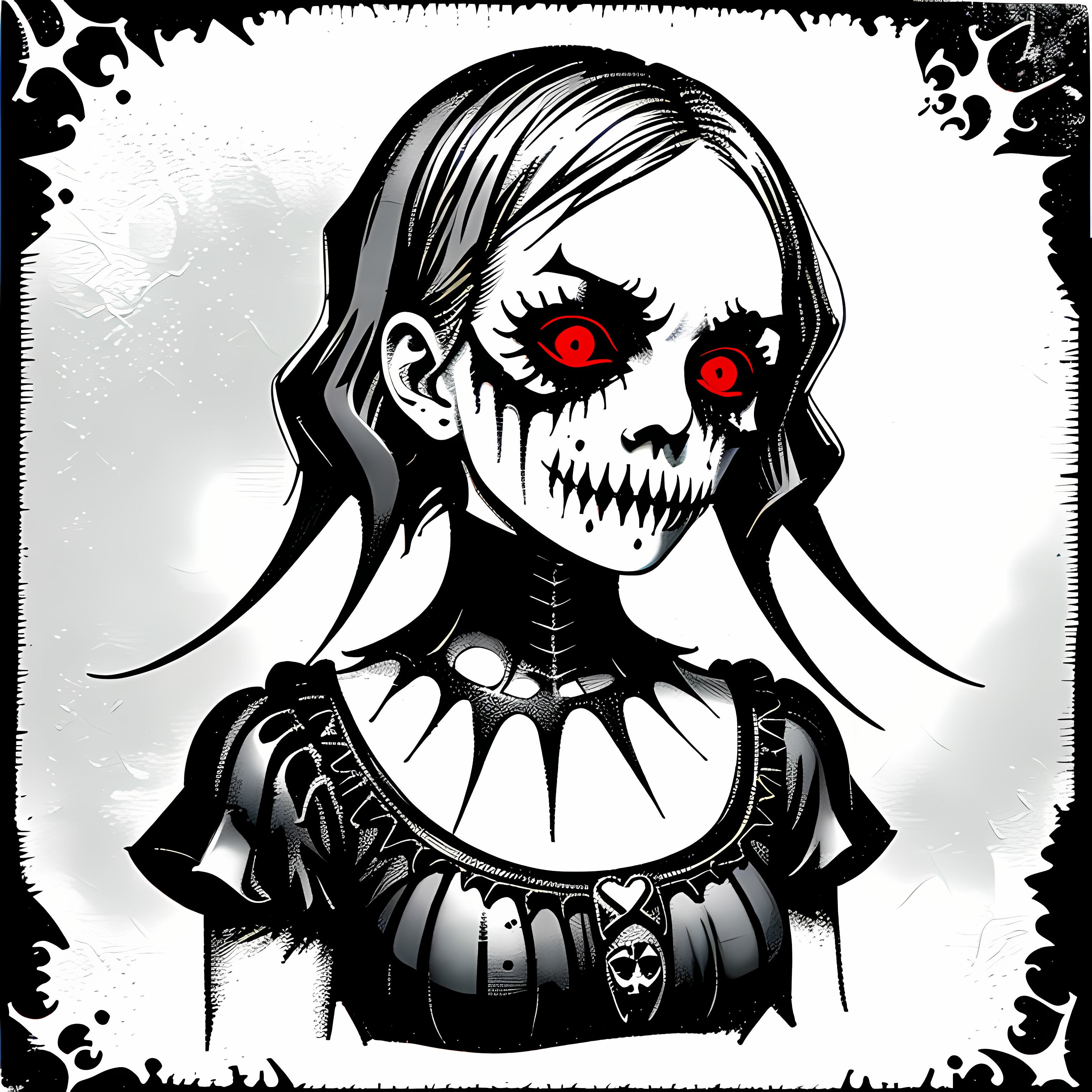 Creepy Cute Pastel Goth Halloween Vol. 110 Graphic Tee Mockup