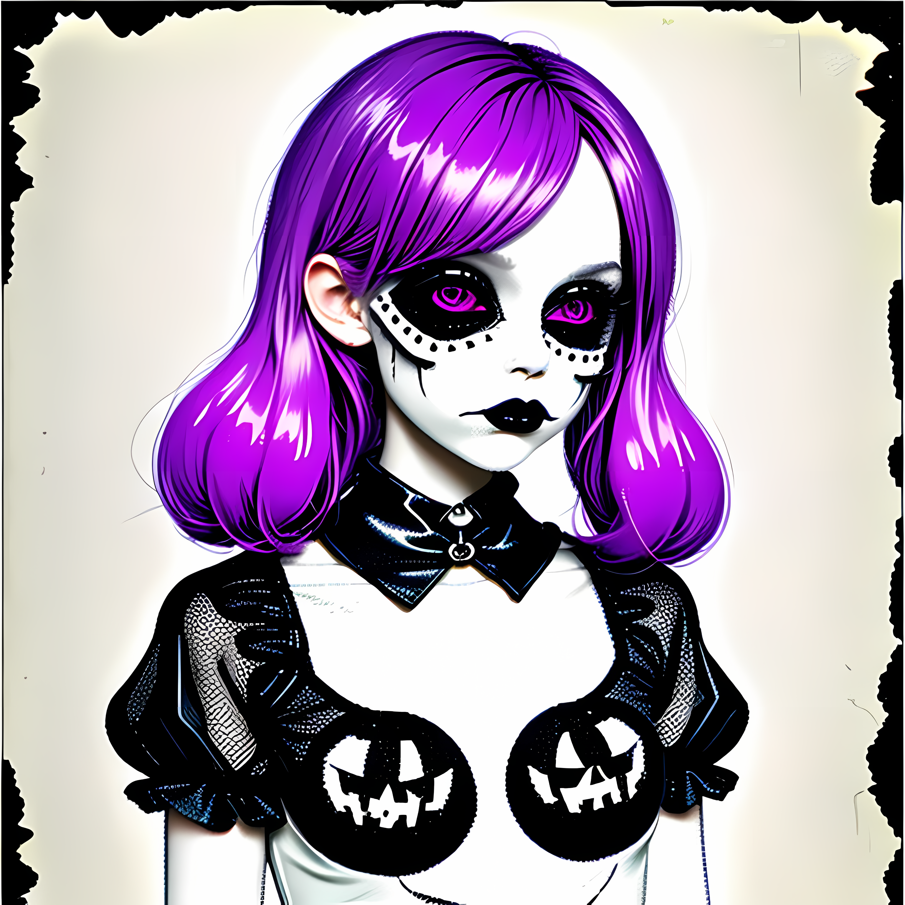 Creepy Cute Pastel Goth Halloween Vol. 118 Graphic Tee Mockup