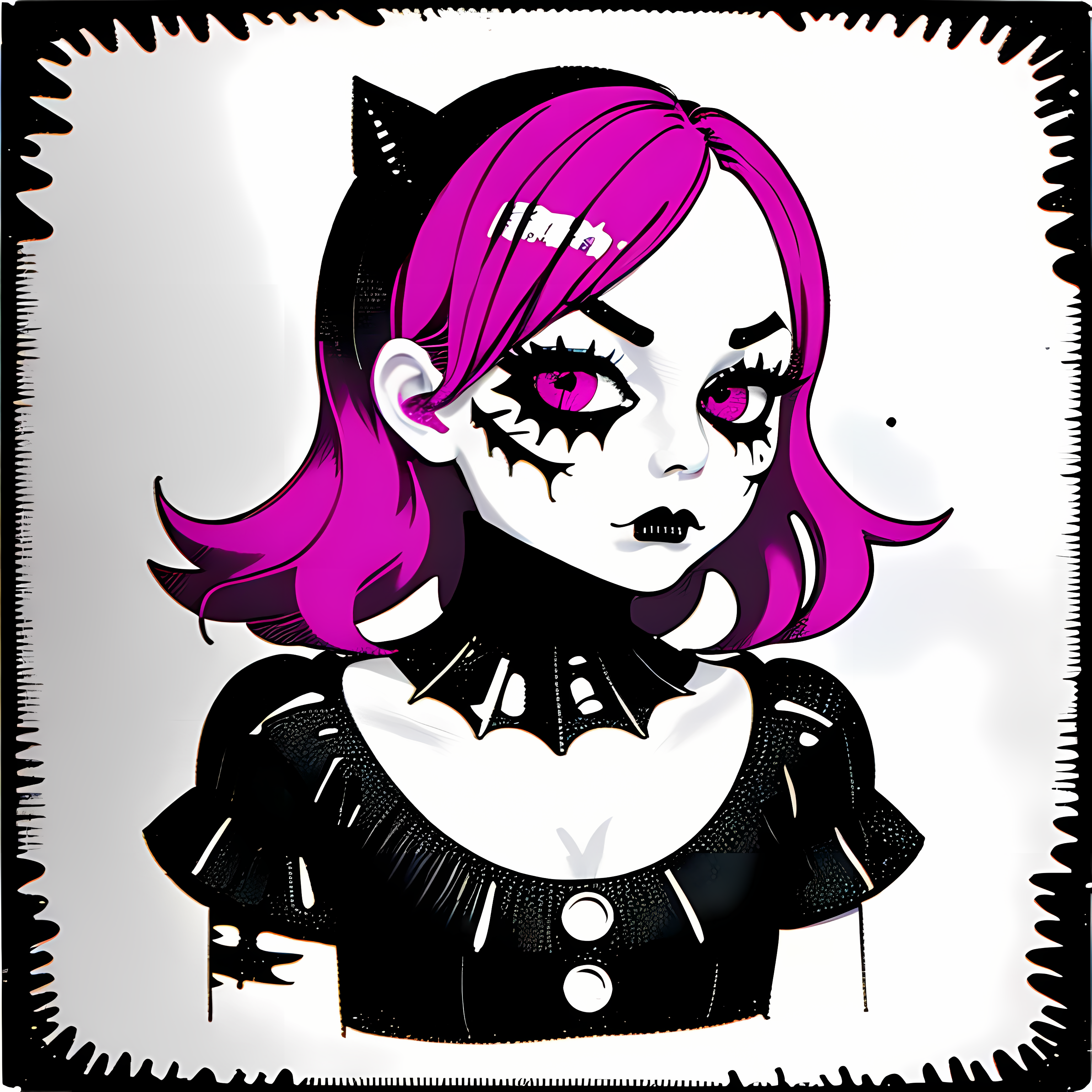 Creepy Cute Pastel Goth Halloween Vol. 127 Graphic Tee Mockup