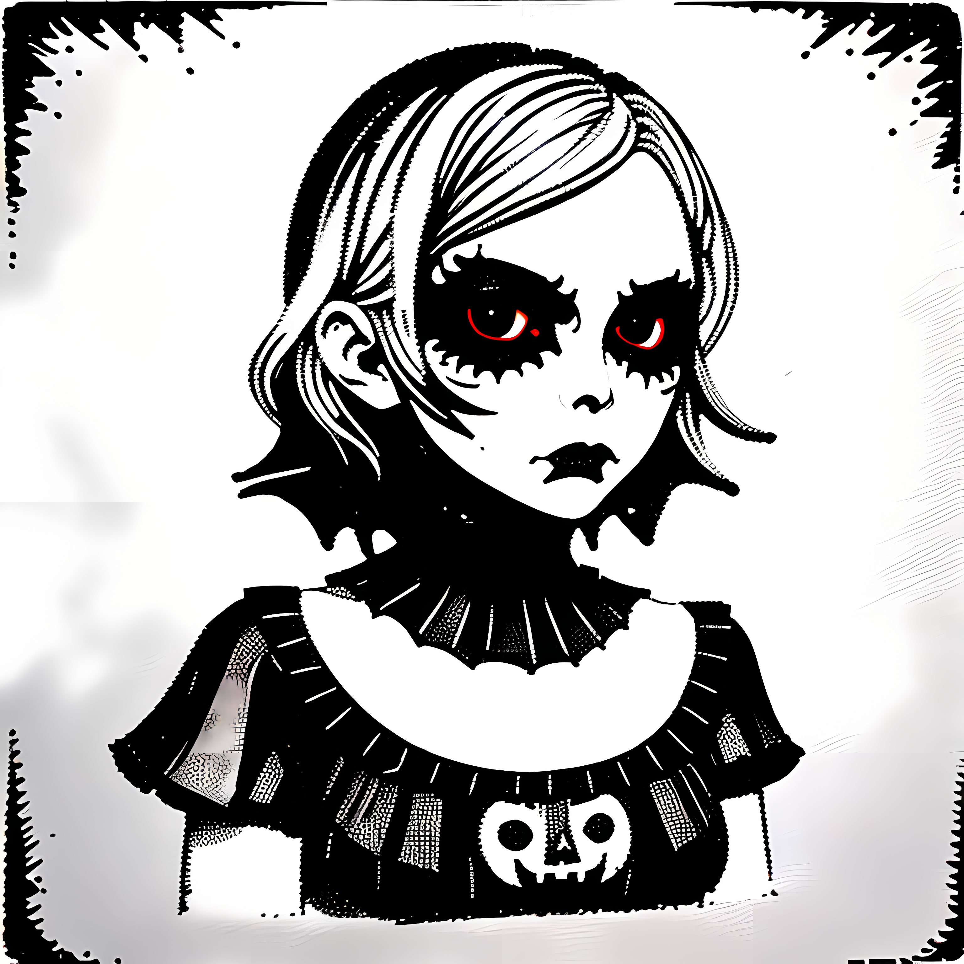Creepy Cute Pastel Goth Halloween Vol. 146 Graphic Tee Mockup