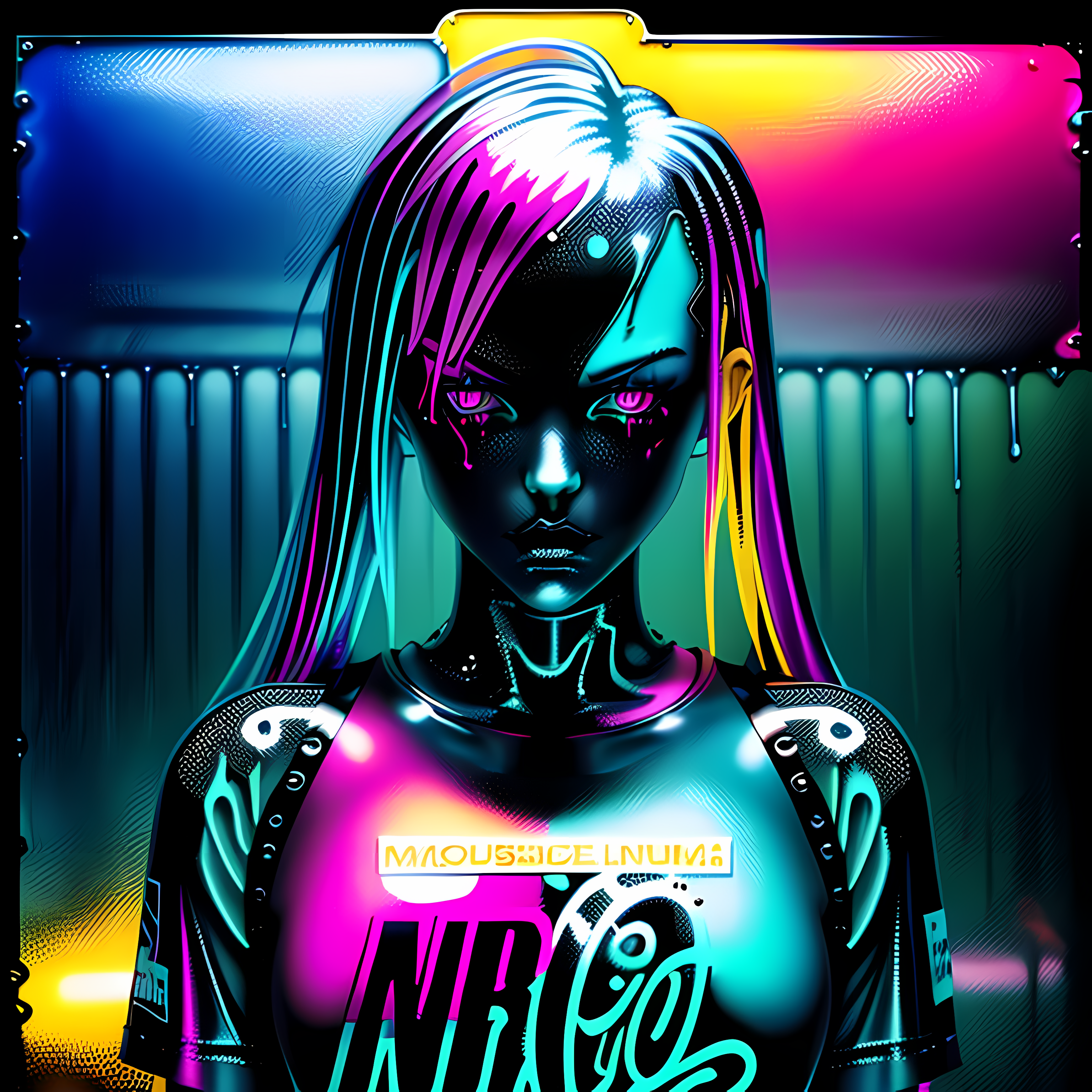 90s Grunge Nostalgic Punk Zine Vol. 168 Graphic Tee Mockup