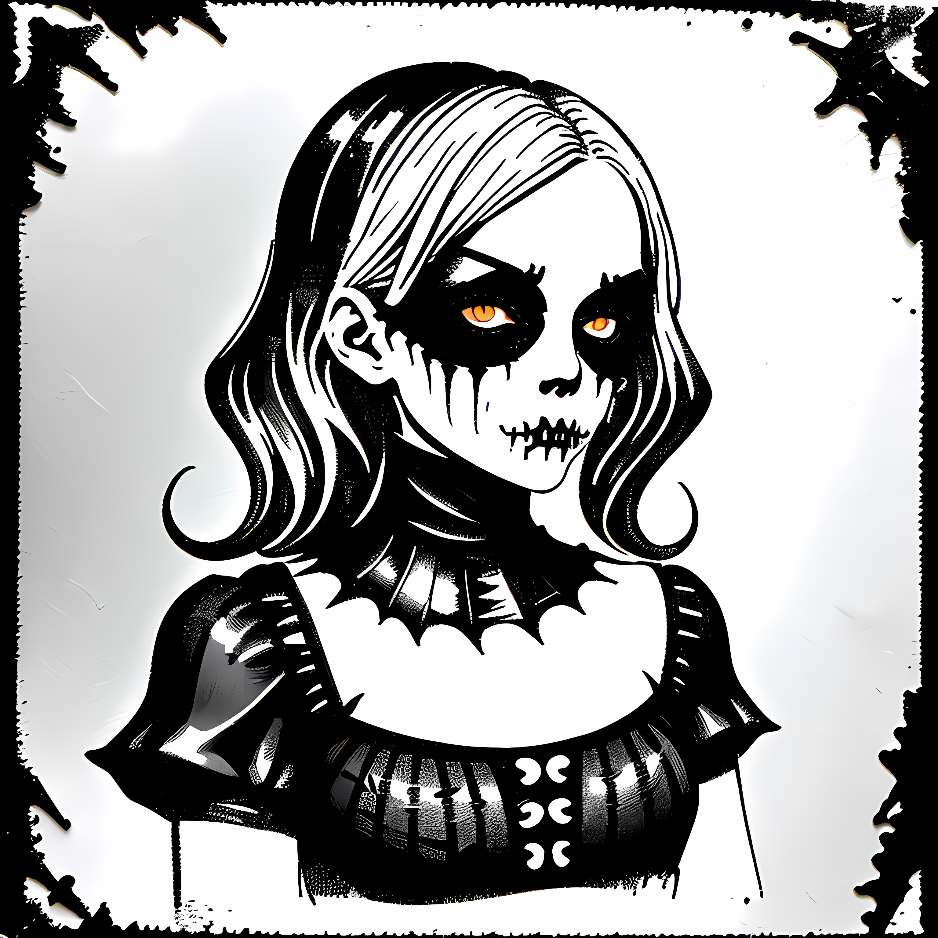 Creepy Cute Pastel Goth Halloween Vol. 173 Graphic Tee Mockup