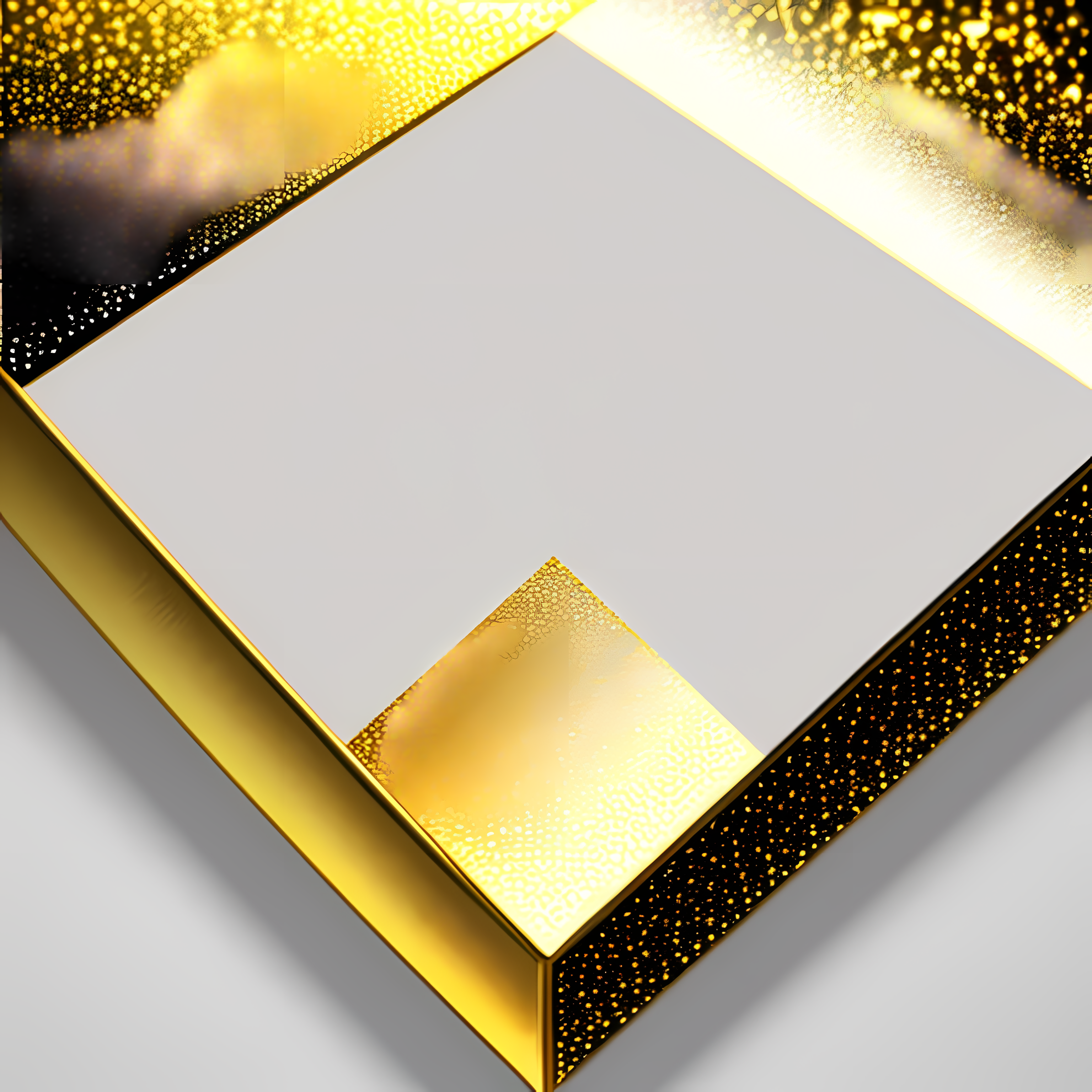 Gold Glamour Maximalist Metallics Vol. 182 Graphic Tee Mockup