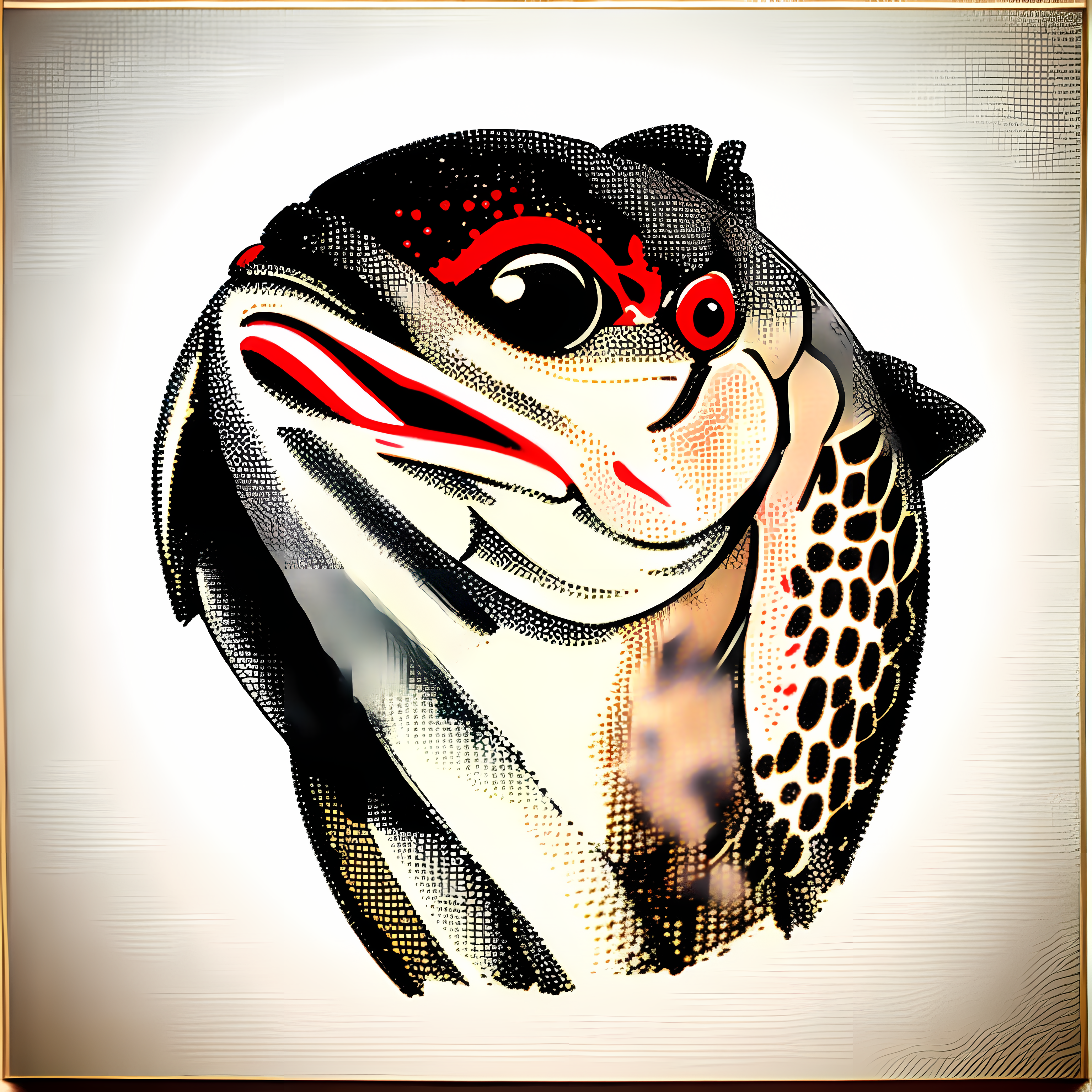 Vintage Trout Rustic Wildlife Vol. 200 Graphic Tee Mockup