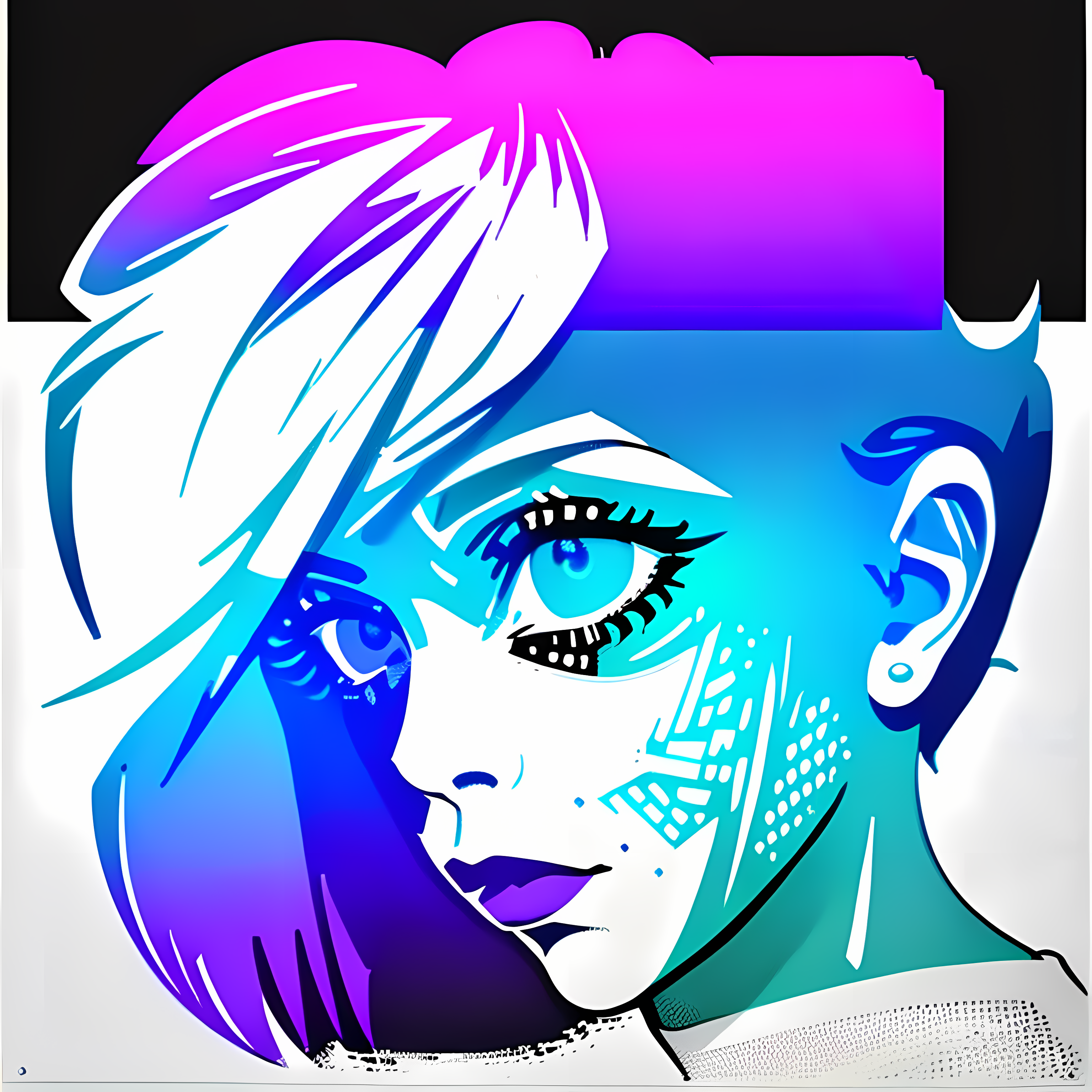 Retro Tech Glitch Vaporwave Vol. 209 Wall Canvas Art Mockup