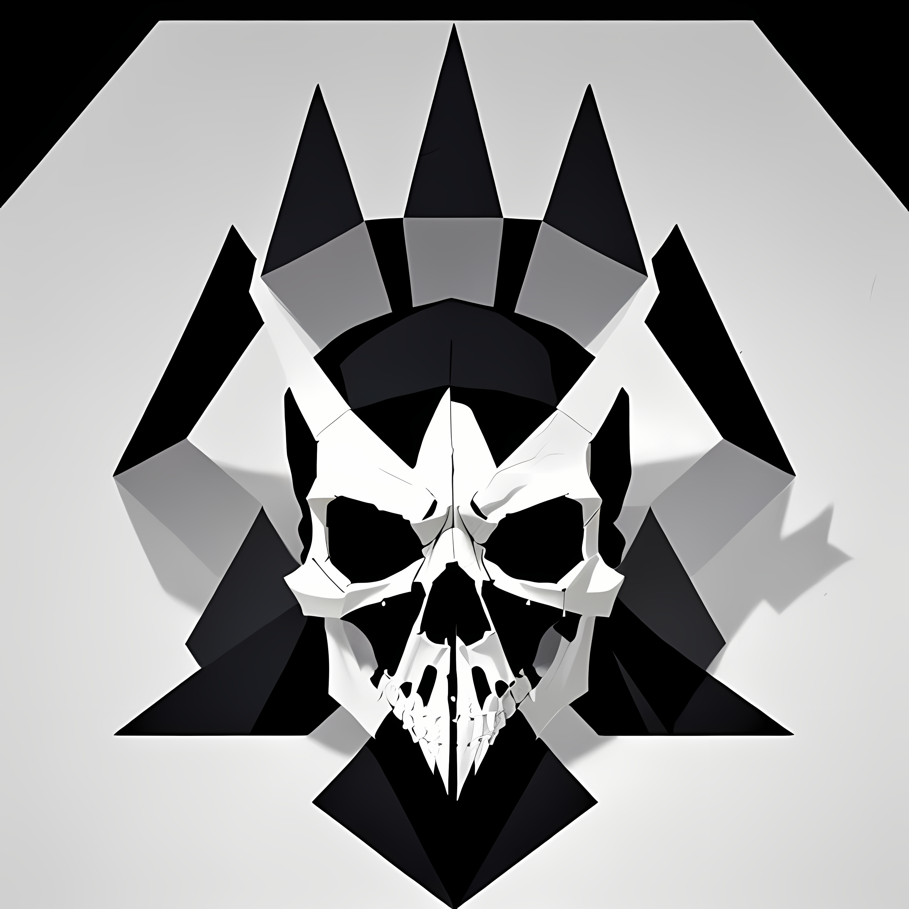 Western Gothic Outlaw Skulls Vol. 220 Wall Canvas Art Mockup
