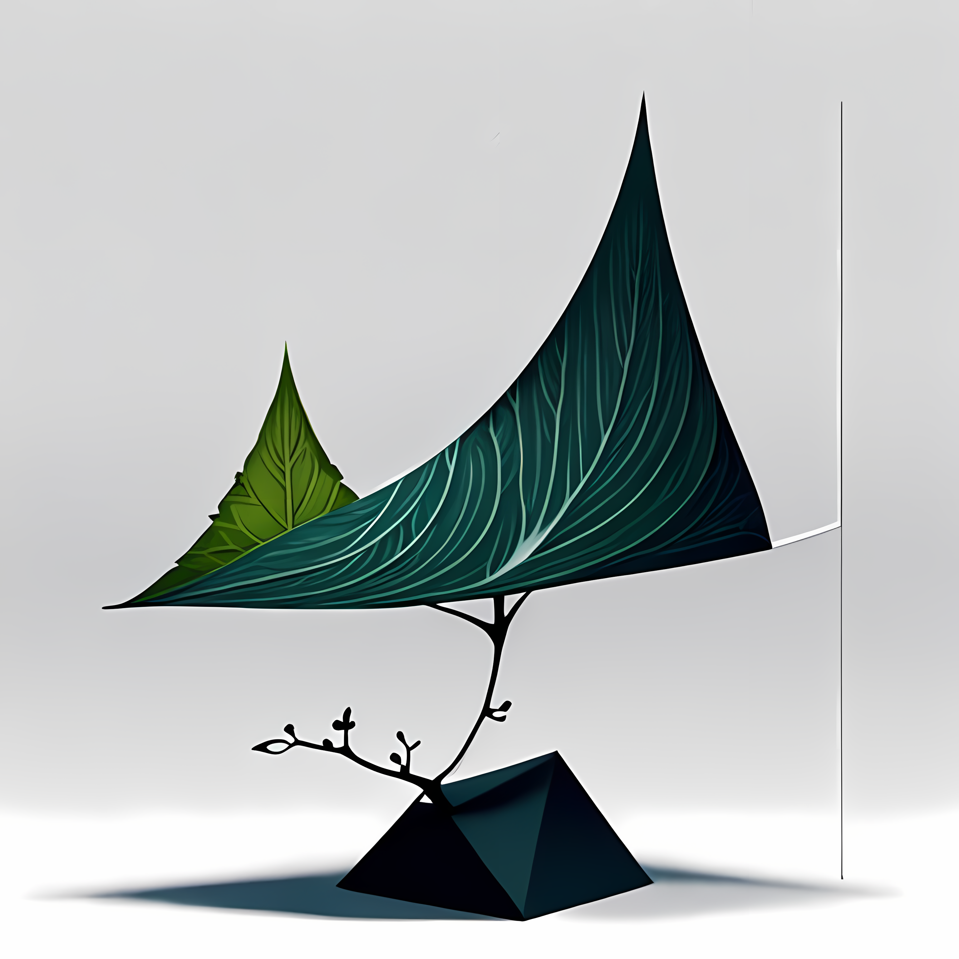 Dark Cottagecore Poisonous Botanicals Vol. 243 Wall Canvas Art Mockup