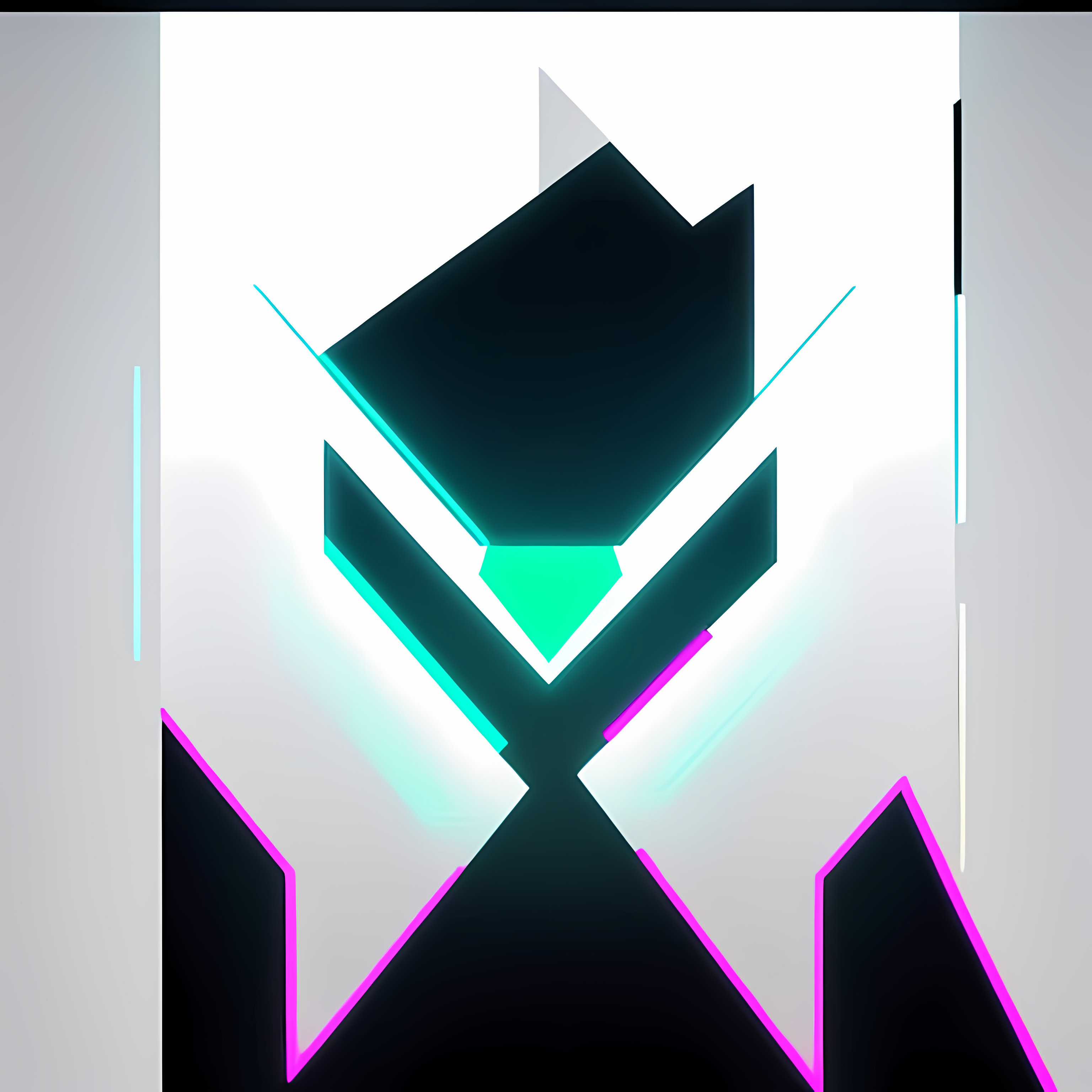 Cyberpunk Neon Synthwave Vol. 244 Wall Canvas Art Mockup