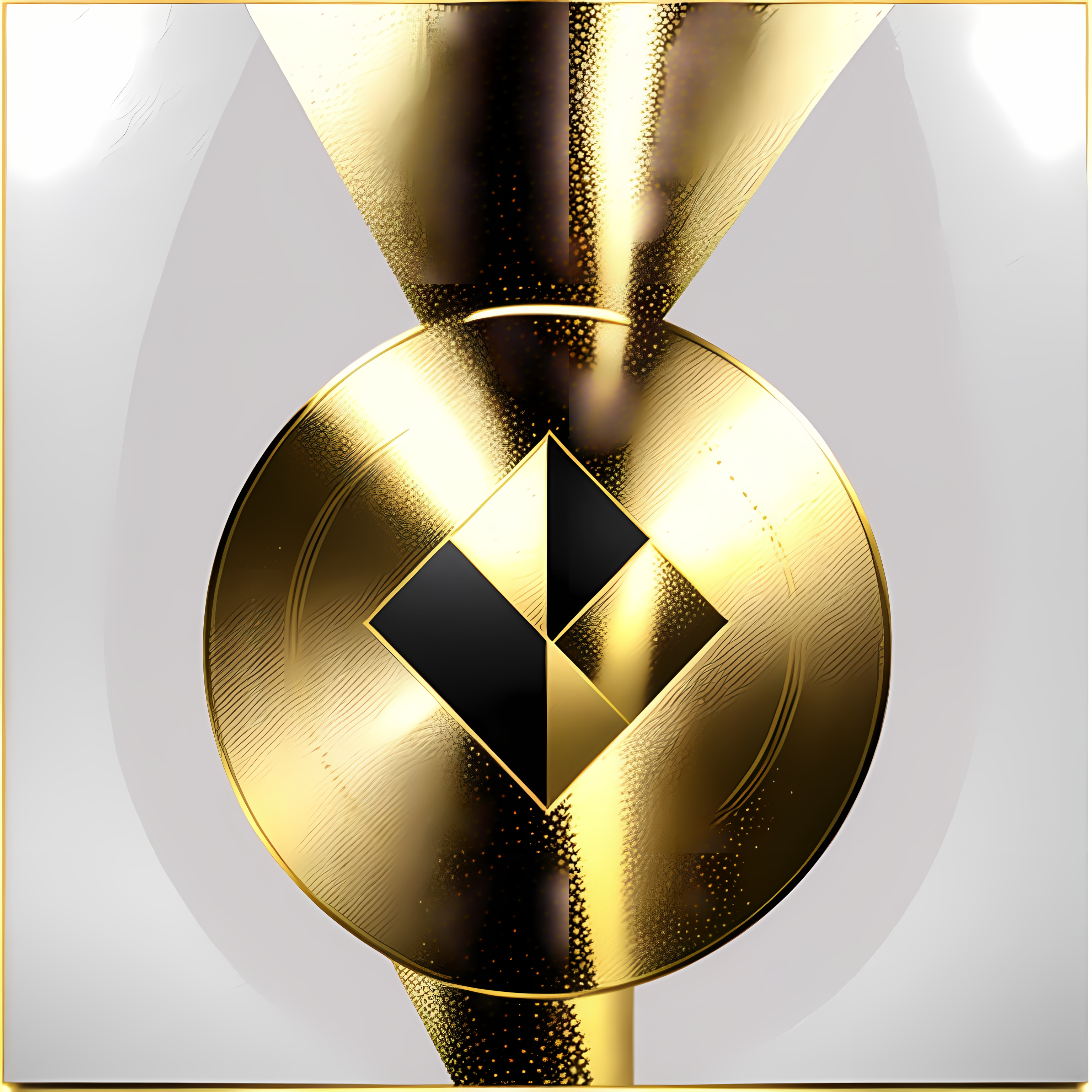 Gold Glamour Maximalist Metallics Vol. 254 Wall Canvas Art Mockup