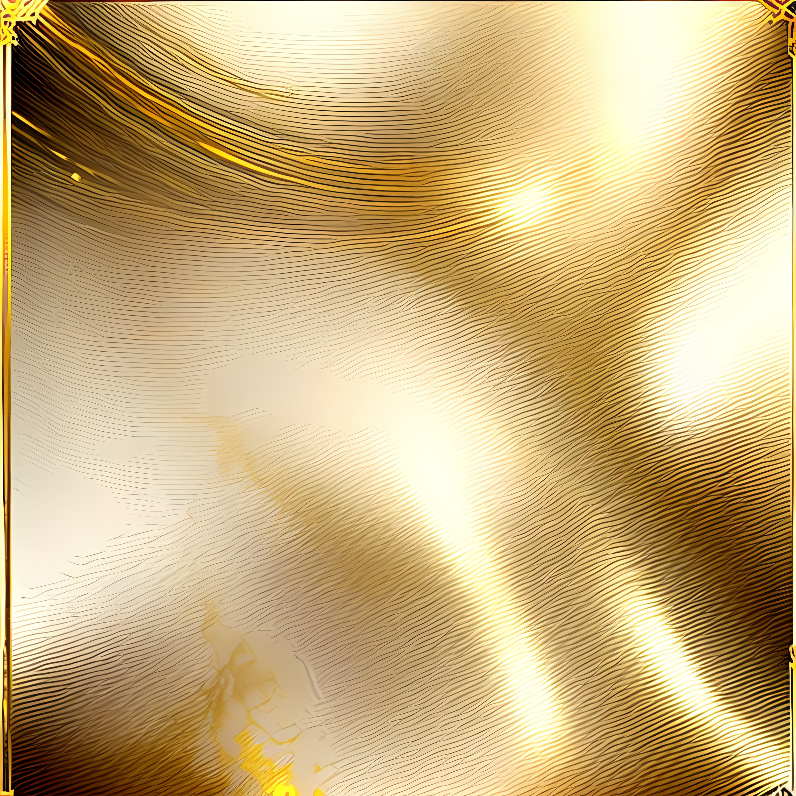 Gold Glamour Maximalist Metallics Vol. 256 Wall Canvas Art Mockup