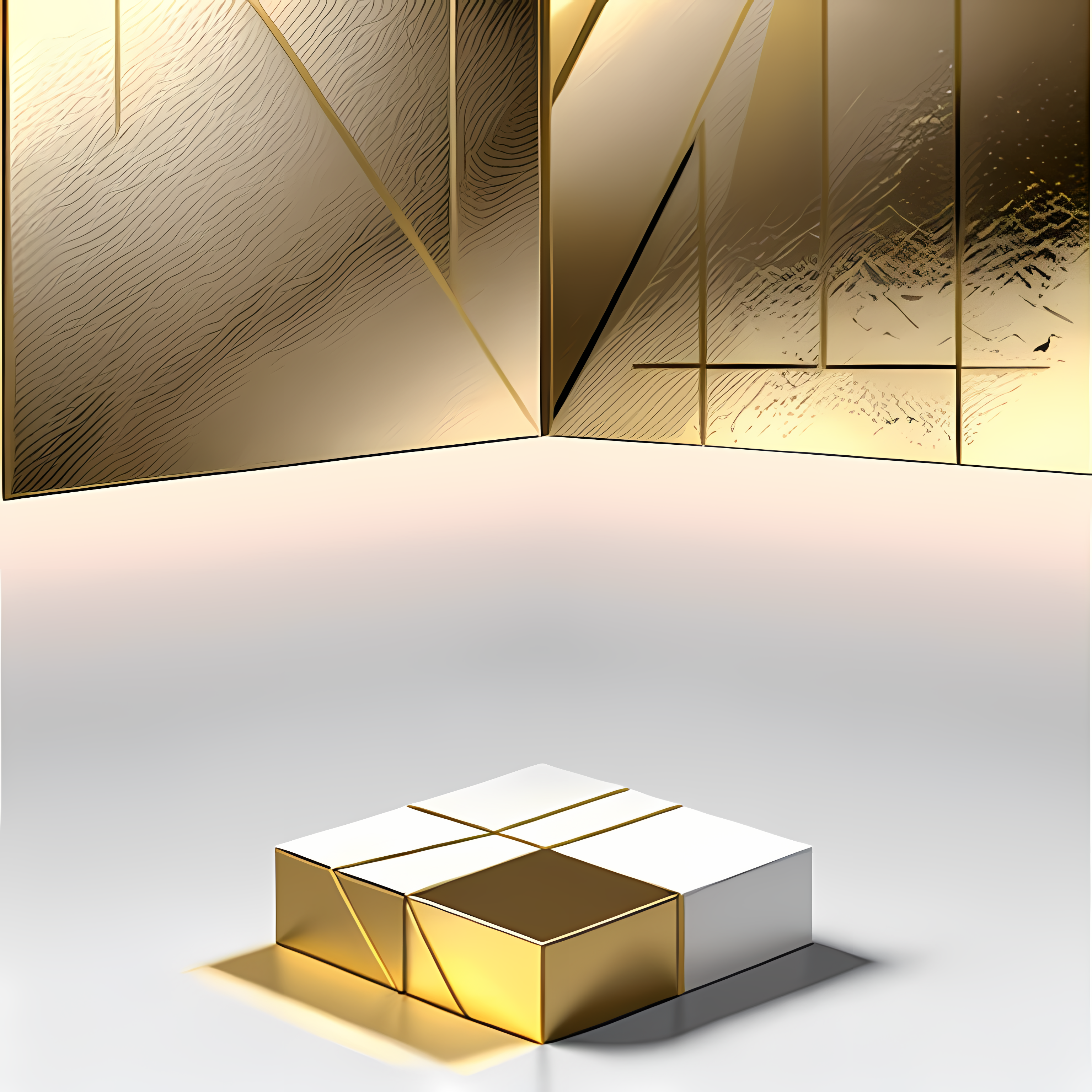 Gold Glamour Maximalist Metallics Vol. 321 Ceramic Coffee Mug Mockup