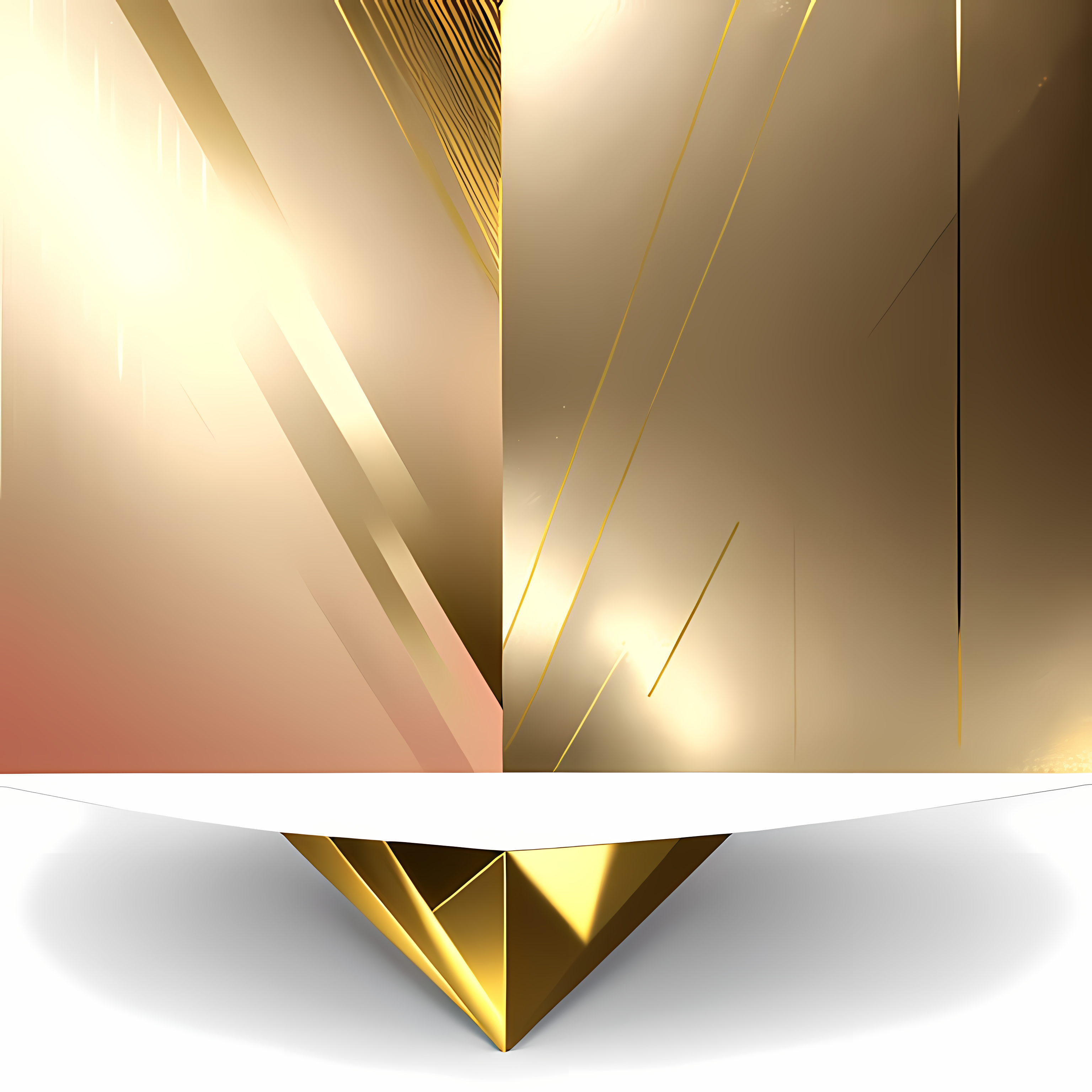 Gold Glamour Maximalist Metallics Vol. 322 Ceramic Coffee Mug Mockup
