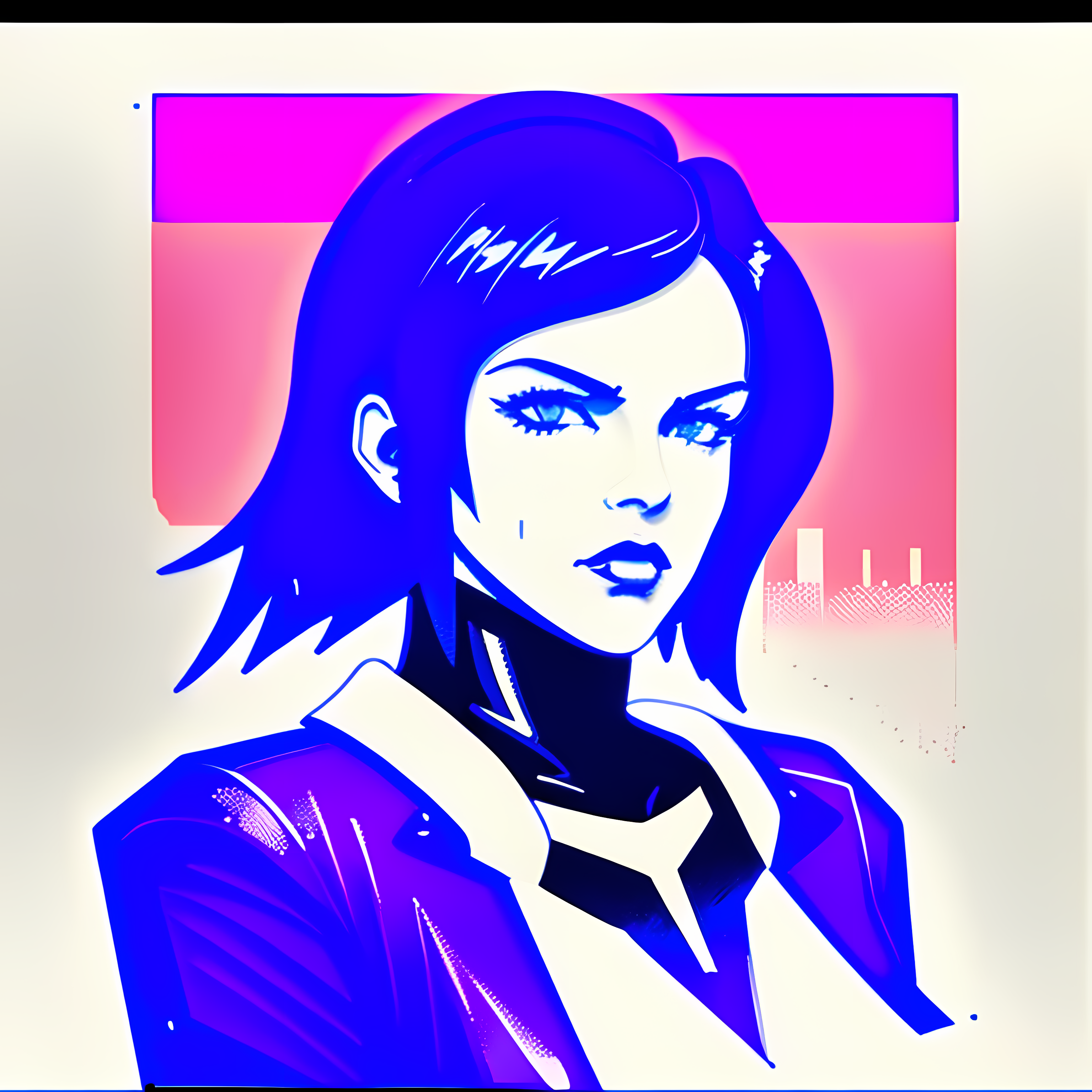 Cyberpunk Neon Synthwave Vol. 362 Ceramic Coffee Mug Mockup
