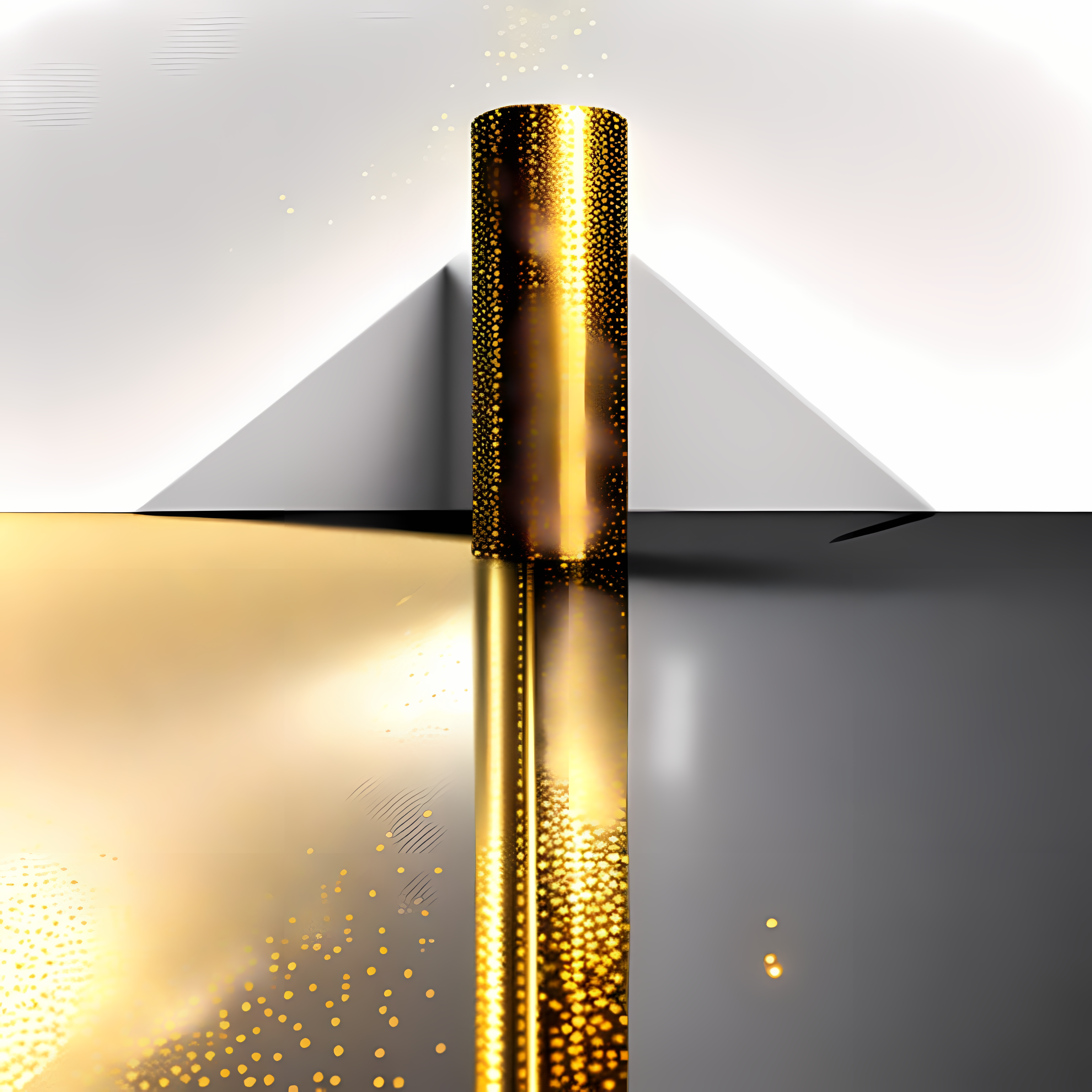 Gold Glamour Maximalist Metallics Vol. 373 Ceramic Coffee Mug Mockup