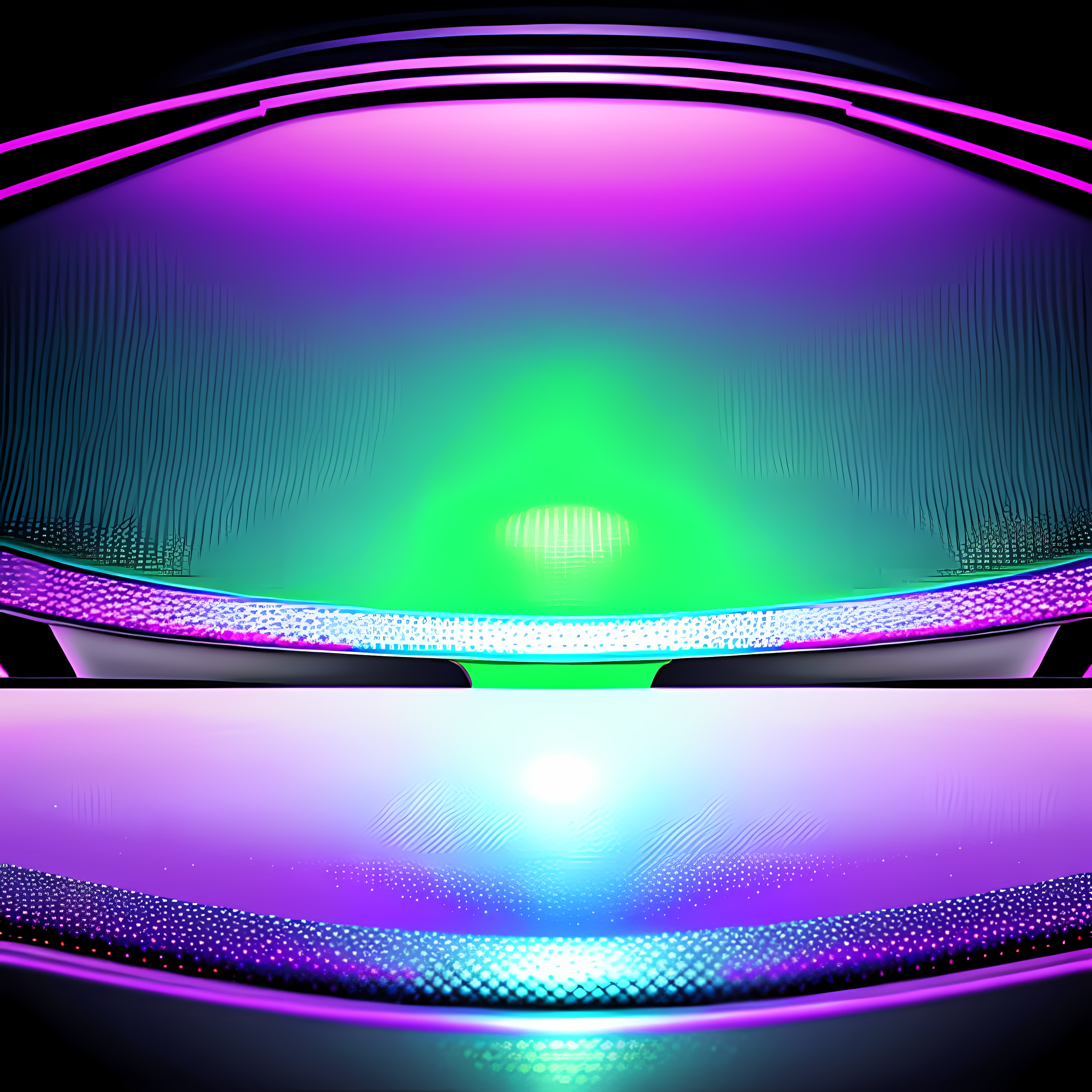 Retro Tech Glitch Vaporwave Vol. 383 Ceramic Coffee Mug Mockup
